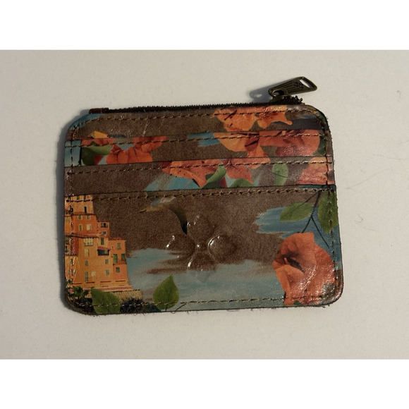 Patricia Nash ID Floral Wallet Multiple Card Holder Leather READ - Picture 2 of 6